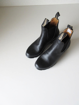 美品 Blundstone / ブランドストーン サイドゴアブーツ 5cmヒール BLACK 5-24.5 / レディース レザー_画像1