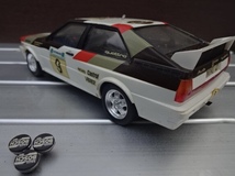 完成品　アウディ クアットロ ラリー アクロポリス　 1/24 AUDI QUATTRO クワトロ プラモデル 1983年　当時物　小鹿タミヤ _画像4