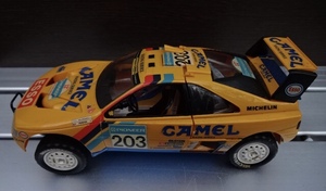 当時物 完成品 タミヤ 1/24 キャメル プジョー 405T 16GR 1990年パリ・ダカール優勝 TAMIYA CAMEL PEUGEOT 