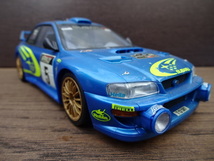 完成品　当時物　1/24 SUBARU IMPREZA スバル　インプレッサ　ラリー　バーンズ　プラモデル_画像2