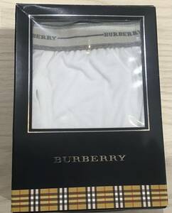 廃盤品　未使用　BURBERRY　バーバリー　セミビキニ　白　メンズ　ブリーフ　パンツ　下着　福助　インナー　Lサイズ