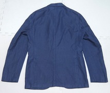 BOGLIOLI ボリオリ COAT コットン×リネン テーラードジャケット 青 46 ブレザー 綿 麻 イタリア製_画像2
