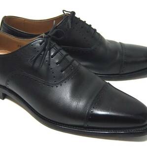 スコッチグレイン ベルオム 756 ストレートチップ レザーシューズ 黒 24 ビジネスシューズ 革靴 SCOTCH GRAINの画像1