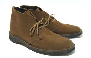 英国製 クラークス デザートブーツ ブラウン 7 スエード 茶 Clarks Desert Boot イングランド