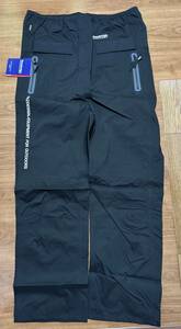  новый товар не использовался paz дизайн BS Fit высокий ST дождь брюки SBR-037 Size:3L черный 