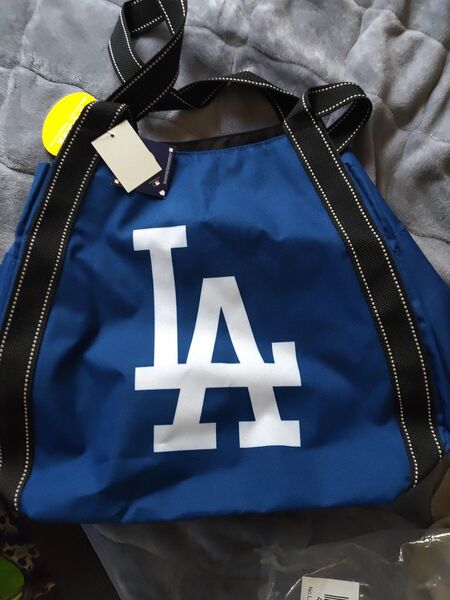 LAロサンゼルスドジャース トートバッグ 青
