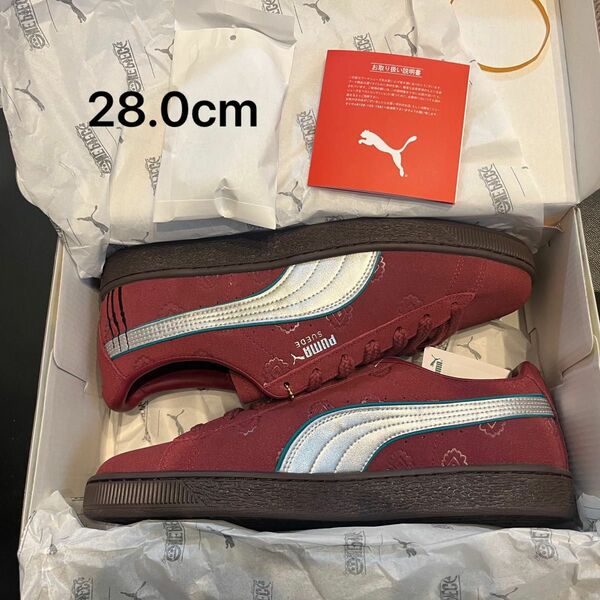 スニーカー PUMA プーマ ユニセックス PUMA x ワンピース 赤髪のシャンクス スウェード スニーカー　28.0cm