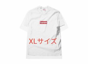 シュプリーム x MM6 メゾン マルジェラ (メゾンマルジェラ) ボックス ロゴ Tシャツ "ホワイト"