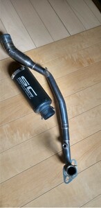 カワサキ　Z125pro用　汎用マフラー