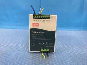 [KW1620] MEAN WELL SDR-480-24 DINレール電源 動作保証