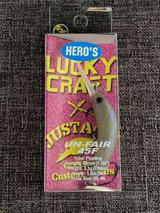 ★新品未使用 LUCKY CRAFT ラッキークラフト アンフェア45F HERO‘S イリュージョンペレット★