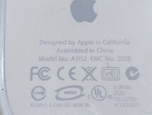 管理1259 Apple Mighty Mouseアップル マイティマウス 有線USB光学式マウス A1152 通電のみ ジャンク_画像3