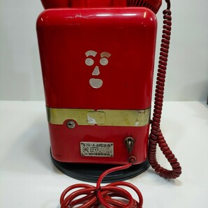 管理1324 田村電機製作所 昭和46年5月製造 公衆電話 赤電話 670-A2N 昭和レトロ オブジェ インテリア 現状品の画像4