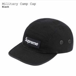【新品】 24SS Supreme Military Camp Cap Black シュプリーム ミリタリー キャンプ キャップ ブラック ステッカー付き
