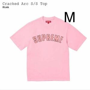 【新品】 24SS M Supreme Cracked Arc S/S Top Pink シュプリーム クラックド ARC エスエス トップ ピンク