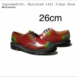 【新品】 26cm 24SS Supreme × Dr.Martens 1461 3 Eye Shoe Red シュプリーム × ドクターマーチン 1461 3アイ シューズ レッド