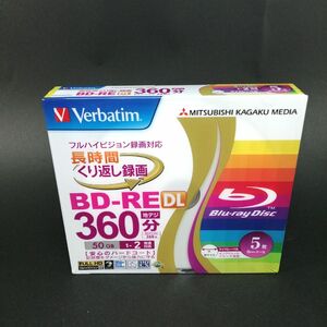 バーベイタムジャパン Verbatim Japan くり返し録画用 ブルーレイディスク BD-RE DL 50GB 5枚 VBE260NP5V1 レターパックOK