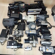 □ジャンク□ ビデオカメラ デジタルビデオカメラ 8ミリカメラ 大量まとめセット SONY Panasonic 日立 Canon フジカ 等 a4_画像1