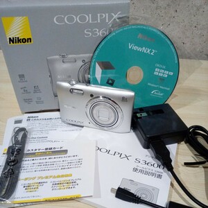 S KD Nikon ニコン デジカメ デジタルカメラ COOLPIX クールピクス S3600 カメラ コンパクトデジタルカメラ 動作確認済み