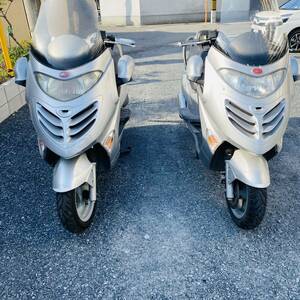  GrandDink 125 2 шт. комплект Kymco KYMCO автомобиль в аварийном состоянии 125cc Osaka 