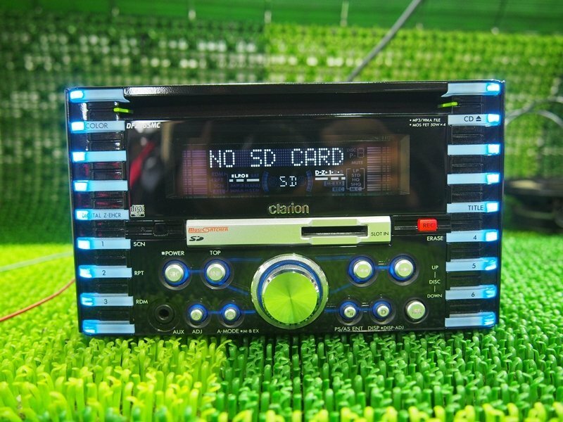 『psi』 クラリオン DFZ665MC フロントAUX &amp; SD録音 対応 CDレシーバー ジャンク品 外観美品