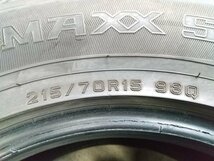 『psi』 ダンロップ ウィンターマックス SJ8 215/70R15(98Q) スタッドレスタイヤ2本セット 2018年_画像4