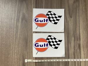 GULF ガルフ カッティング ステッカー 2枚セット