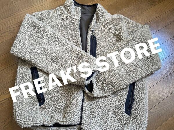 可愛い☆ 【男女兼用】【大きめサイズ】FREAK’S STORE ボアジャケット リバーシブル
