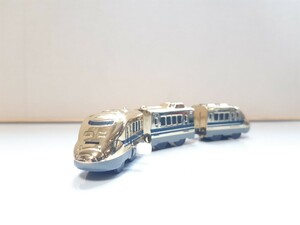  Capsule Plarail 923 shape dokta- yellow original plating Ver.. head car interim car after tail car limitation ga tea train railroad set gold Gold 