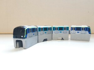  Capsule Plarail Tokyo mono rail 10000 shape . head car interim car after tail car .........! air po-to compilation 2017ga tea train set 