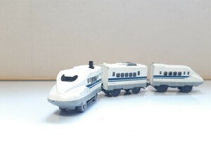  Capsule Plarail N700 series Shinkansen . head car interim car after tail car motor car fastest.! now former times railroad compilation 2008ga tea train set operation verification settled 