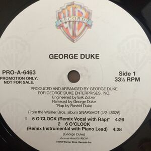 12’ George Duke-6 O’Clock