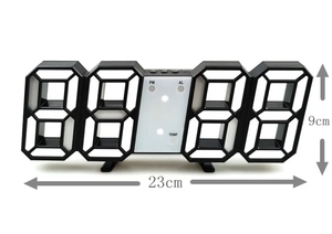  large LED digital clock 23 x 9cm( brightness adjustment possible )