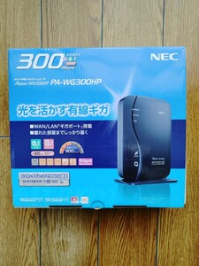 【未使用品】NEC Aterm 無線LAN ホームルーター PA-WG300HP Wi-Fi