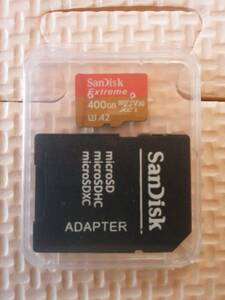 SanDisk Extreme microSDXC 400GB サンディスク　エクストリーム（ジャンク品）