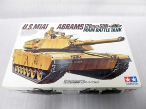 未使用品 タミヤ 1/35 アメリカ M1A1戦車 ビッグガン・エイブラムス ABRAMS 120mmGUN MAIN BATTLE TANK 米軍 TAMIYA 未組立 プラモデル