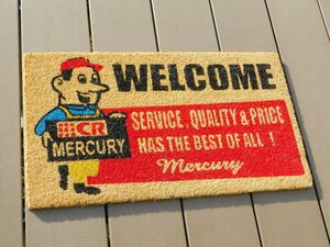 【MERCURY・マーキュリー】※《コイヤーマット・WORKER Mr.T》 アメリカン雑貨　ガレージ　玄関マット