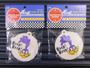 送料\94【Road Runner・ロードランナー丸型】※《エアーフレッシュナー2枚・マウンテンベリー》　AIR FRESHENER　アメリカン