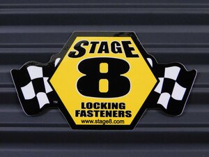 送料\84【STAGE 8・ボルト＆ナットメーカー】※《レーシングステッカー》　(品番：ms067)　アメリカン雑貨　ガレージ