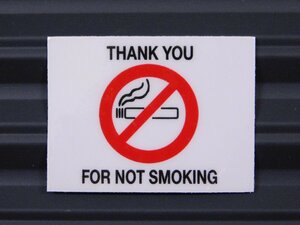 送料\84【アメリカ自動車整備用ステッカー】※《NO SMOKING・禁煙ステッカー》　アメリカ輸入品