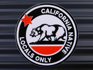 送料\84【CALIFORNIA・カリフォルニア】※《レーシングステッカー》　(品番：ms117)　アメリカン雑貨　ガレージ