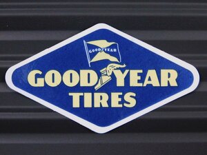 送料\84【GOOD YEAR TIRES・グッドイヤー】※《レーシングステッカー》　(品番：ms017)　アメリカン雑貨　ガレージ