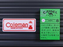 送料\84【Coleman・コールマン】※《レーシングステッカー／２枚セット》　(品番：ms112)　アメリカン雑貨　ガレージ_画像3