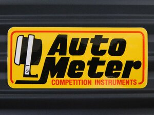 送料\84【Auto Meter・オートメーター】※《レーシングステッカー》　(品番：ms009)　アメリカン雑貨　ガレージ
