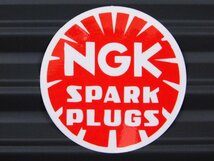 送料\84【NGK SPARK PLUGS】※《レーシングステッカー／５枚セット》　(品番：ms020)　アメリカン雑貨　ガレージ_画像2