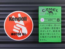 送料\84【Kendall MOTOR OIL・ケンドル】※《レーシングステッカー／２枚セット》　(品番：ms078)　アメリカン雑貨_画像3