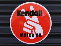 送料\84【Kendall MOTOR OIL・ケンドル】※《レーシングステッカー》　(品番：ms078)　アメリカン雑貨　ガレージ_画像1