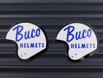 送料\84【Buco HELMETS・ブコ】※《レーシングステッカー／２枚セット》　(品番：ms023)　アメリカン雑貨　ガレージ_画像1