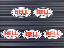 送料\84【BELL HELMETS・ベル】※《レーシングステッカー／５枚セット》　(品番：ms022)　アメリカン雑貨　ガレージ_画像1