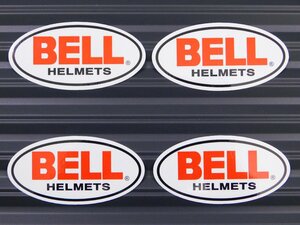 送料\84【BELL HELMETS・ベル】※《レーシングステッカー／４枚セット》　(品番：ms022)　アメリカン雑貨　ガレージ